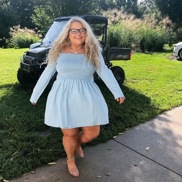 sachin and babi light blue dress Short Green Dresses - Green Mini Dresses